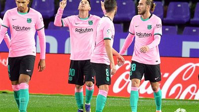 ميسي يقود برشلونة لفوز خارج الديار امام بلد الوليد بثلاثية في الليجا