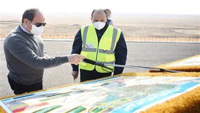 بالصور| الرئيس السيسي: «الدائري الأوسطي» نقلة نوعية في الحركة المرورية