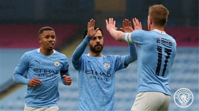 مانشستر سيتي يقتحم المربع الذهبي في البريميرليج بفوز صعب على برايتون
