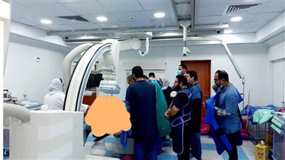  إجراء 24 عملية قسطرة قلبية في يوم واحد بمستشفى بني سويف التخصصي