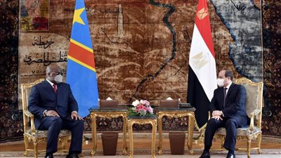 السيسي ورئيس جمهورية الكونغو يبحثان قضية سد النهضة.. 
