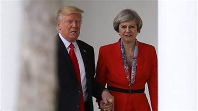رئيسة وزراء بريطانيا السابقة في موقف محرج مع ترامب 