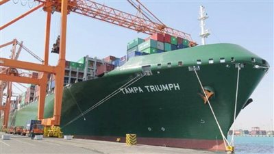 ميناء جدة الإسلامي يستقبل أكبر سفينة حاويات في العالم