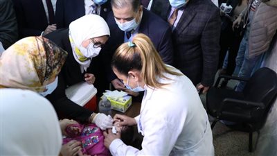 انطلاق حملة التطعيم ضد شلل الأطفال.. و2800 سيارة إسعاف وقوافل علاجية للوصول إلى الأماكن النائية