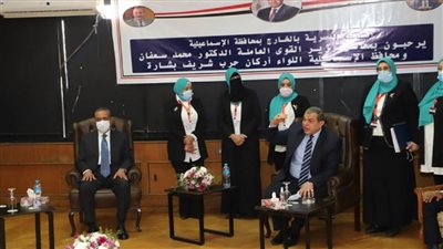 بالصور | وزير القوى العاملة ومحافظ الإسماعيلية يفتتحان 