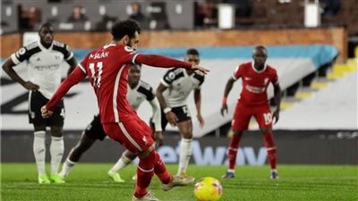 ليفربول يتأخر أمام فولهام بهدف في الشوط الأول