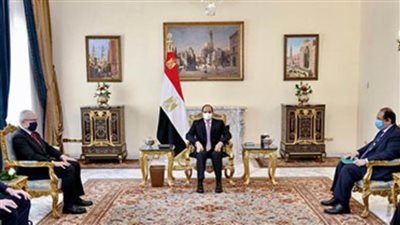 الرئيس السيسى يستقبل رئيس مخابرات فرنسا