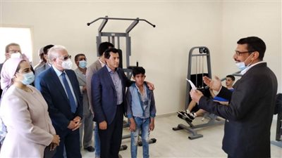 بالصور.. وزير الشباب ومحافظ جنوب سيناء يفتتح تطوير مركز شباب طابا الجديد