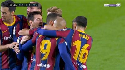 الشوط الأول.. برشلونة يتقدم على ريال سوسيداد بهدفين في الليجا