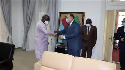 بالصور | وزير الخارجية الغيني يشيد بالإمكانيات المصرية الكبيرة في شتى المجالات