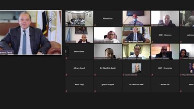 رئيس البورصة يلقي الكلمة الافتتاحية لمؤتمر صندوق النقد العربي حول التحول الرقمي 