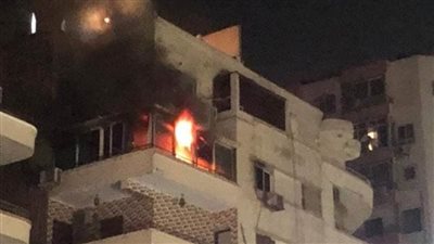 مصرع أسرة من 4 أفراد في حريق شقة بأوسيم