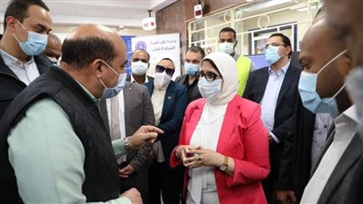 بالصور | تيسيرًا على المواطنين.. وزيرة الصحة توجه بإنشاء وحدة إسعاف بالشراونة 