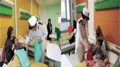 «الداخلية» توزع ملابس العيد على الأطفال المرضى بالمستشفيات 