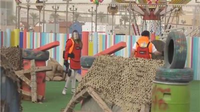 شاعد.. رامز جلال يضرب «ملك قورة» بالنار.. والتصوير يتوقف (فيديو)