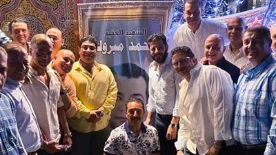 إياد نصار يشارك في إفطار دفعة الشهيد محمد مبروك (صور)