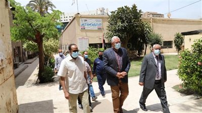 بالصور | القصير يزور الإدارة المركزية لحماية الأراضي 