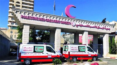 طائرات الاحتلال الإسرائيلي تدمر مبنى الهلال الأحمر القطري في غزة