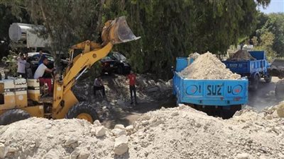 بالصور | الري تواصل شن حملات إزالة التعديات على نهر النيل