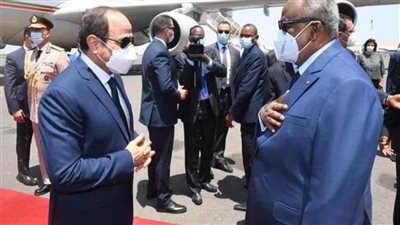 السيسي يبحث مع نظيره الجيبوتي التعاون في ملف أمن البحر الأحمر ومضيق باب المندب