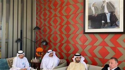 تفاصيل زيارة الخطيب مع رئيس اتحاد الكرة الإماراتي.. «صور» 