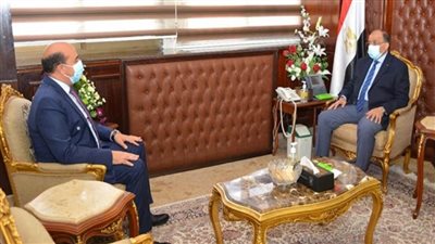 بالصور | شعراوي يتابع مع محافظ أسوان مستجدات المشروع القومي لتطوير الريف 