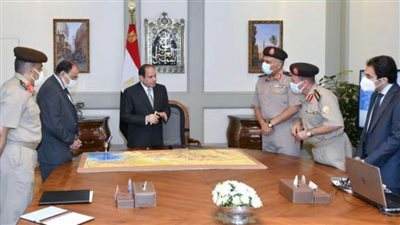 السيسي يتابع الموقف الإنشائي والهندسي لعدد من مشروعات الهيئة الهندسية 
