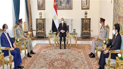 عاجل | الرئيس السيسي يستقبل رئيس هيئة الأركان المشتركة للقوات المسلحة الباكستانية
