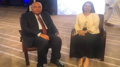 وزير الخارجية يلتقي نظيرته الليبية