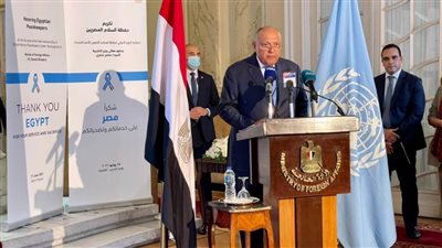 صور.. وزارة الخارجية تحتفل باليوم الدولى لحفظة السلام التابعين للأمم المتحدة بالتعاون مع فريق الأمم المتحدة في مصر