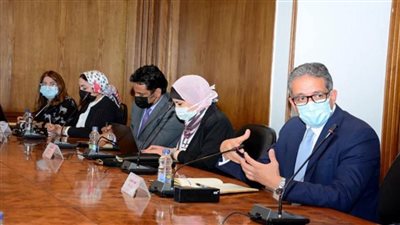 بالصور | وزيرة التجارة: تنسيق كامل مع كافة أجهزة الدولة لإنجاح المشاركة بـ 