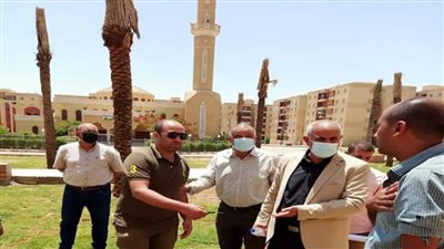 بالصور | مسئولو الإسكان يتفقدون أعمال تنفيذ 74 برجًا بحدائق أكتوبر