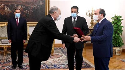 بالصور | الرئيس السيسي يشهد حلف اليمين لرئيس هيئة قضايا الدولة