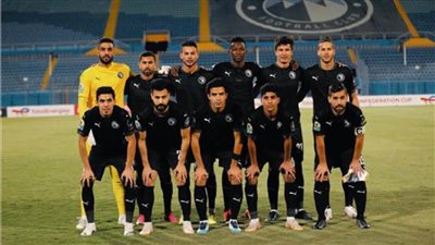 قائمة بيراميدز لمواجهة المقاولون العرب  