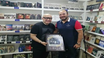 بالصور | عادل سعد يحتفل بنجاح «منتخب مصر 100 عام في الأولمبياد»