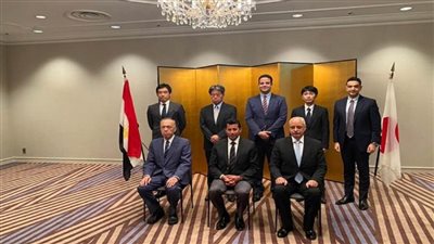 بالصور | وزير الرياضة يلتقي رئيس مركز اليابان ومحافظة طوكيو