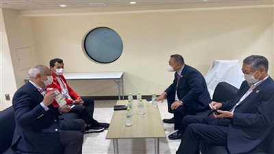 بالصور | وزير الرياضة يلتقي رئيس اللجنة الأولمبية اليابانية 