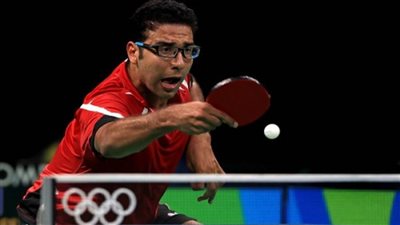 عمر عصر يتأهل إلى ربع نهائي منافسات تنس الطاولة 