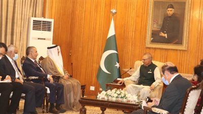  تفاصيل لقاء رئيس البرلمان العربى مع رئيس جمهورية باكستان 