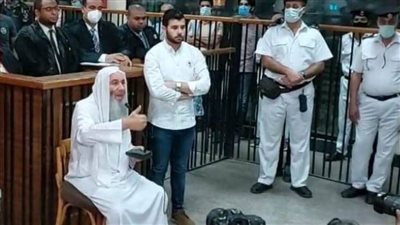 المحكمة تعرض فيديو لمحمد حسان يدعو فيه لإمداد المجاهدين في سوريا بالسلاح