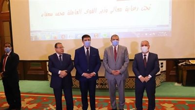 بالصور | سعفان: الرئيس السيسي وقف وخلفه شعب مصر بقدمين ثابتتين لتحقيق الإنجازات