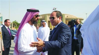 السيسي يستقبل وفدًا إماراتيًا للتباحث حول عدد موضوعات علاقات التعاون الثنائي يبن مصر والإمارات