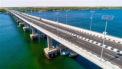 شاهد.. محور كلابشة أعلى النيل بأسوان بطول 23 كم بعد انتهاء تنفيذه