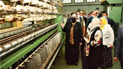  وزيرة الصناعة: 24% زيادة في تصدير الغزل والمنسوجات بالنصف الأول من 2021 