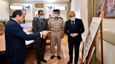 السيسي يتابع تطوير محاور ربط مناطق شرق وغرب القاهرة (صور)