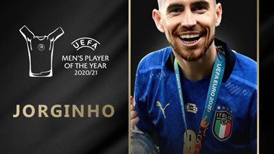 رسميًا.. جورجينيو أفضل لاعب في أوروبا 2021
