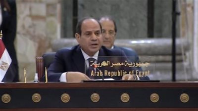 الرئيس السيسي خلال كلمته فى مؤتمر بغداد للشراكة والتعاون: مصر تسعى لعلاقات شراكة وتعاون غير مسبوقة مع العراق.. ويوجه رسالة للشعب العراقى: 