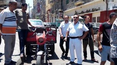 شرطة المرافق تواصل حملات إزالة التعديات في الجيزة