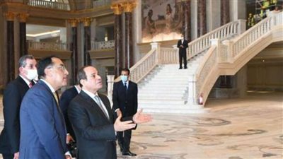 السيسي يتابع سير المشروعات الإنشائية في العاصمة الإدارية الجديدة