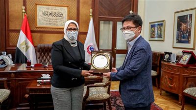 وزيرة الصحة تبحث مع سفير كوريا الجنوبية زيادة التعاون في مواجهة كورونا